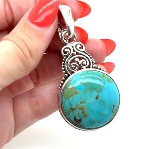 925 Thai Turquoise Enhancer/Pendant